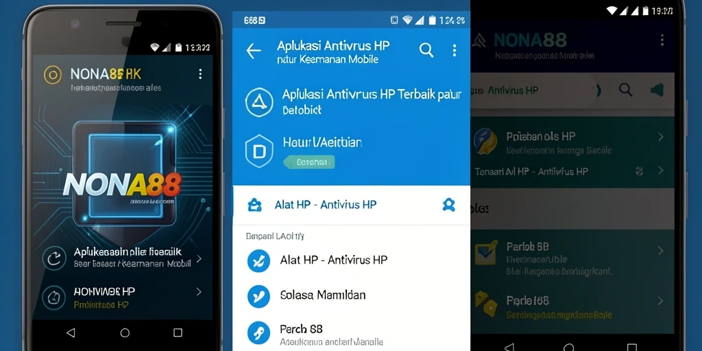 Tampilan antarmuka utama NONA88 yang sederhana dan informatif.