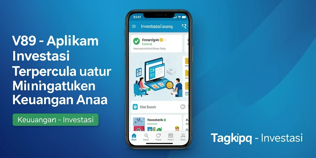 Screenshot V89 menampilkan antarmuka aplikasi Investasi yang intuitif dan fungsional.