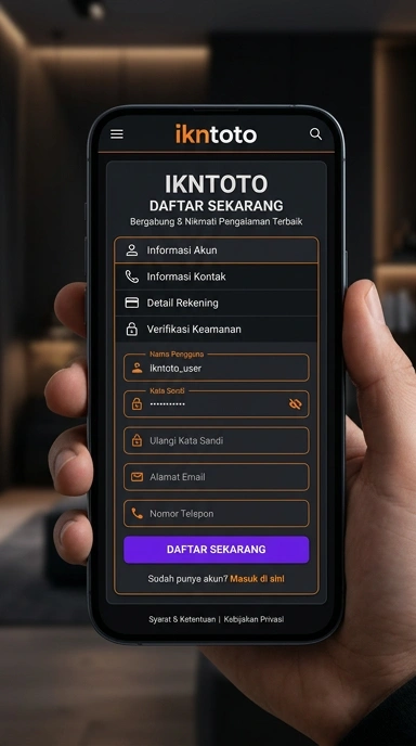 Cara Mendaftar Akun Baru di ikntoto untuk Android